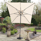 Dusklia - Rectangular Parasol - Ivory