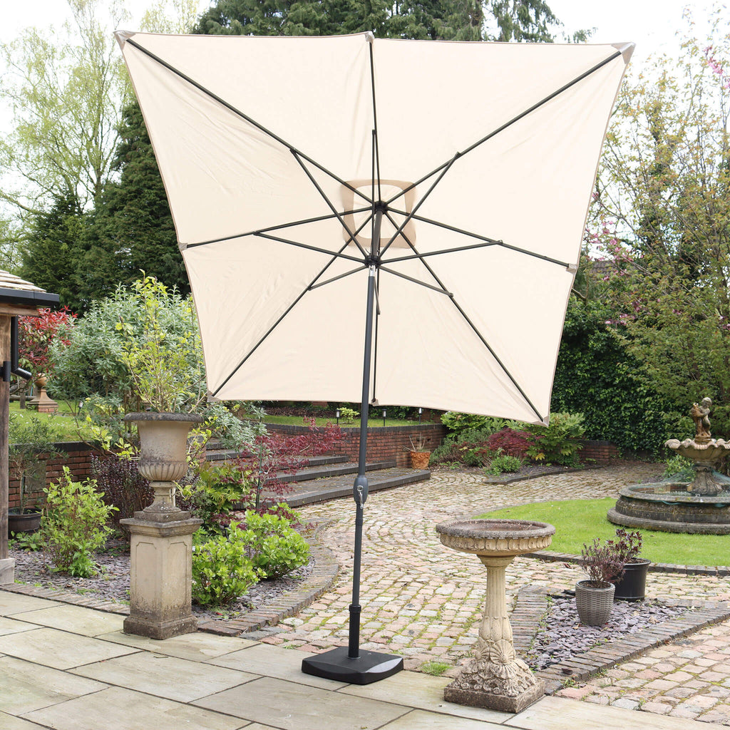 Dusklia - Rectangular Parasol - Ivory