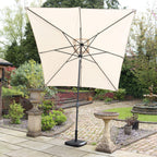 Dusklia - Rectangular Parasol - Ivory