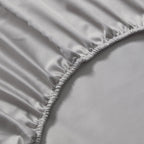 Dusklia - Regent 100% Cotton Fitted Sheet 400 Thread Count - Grey