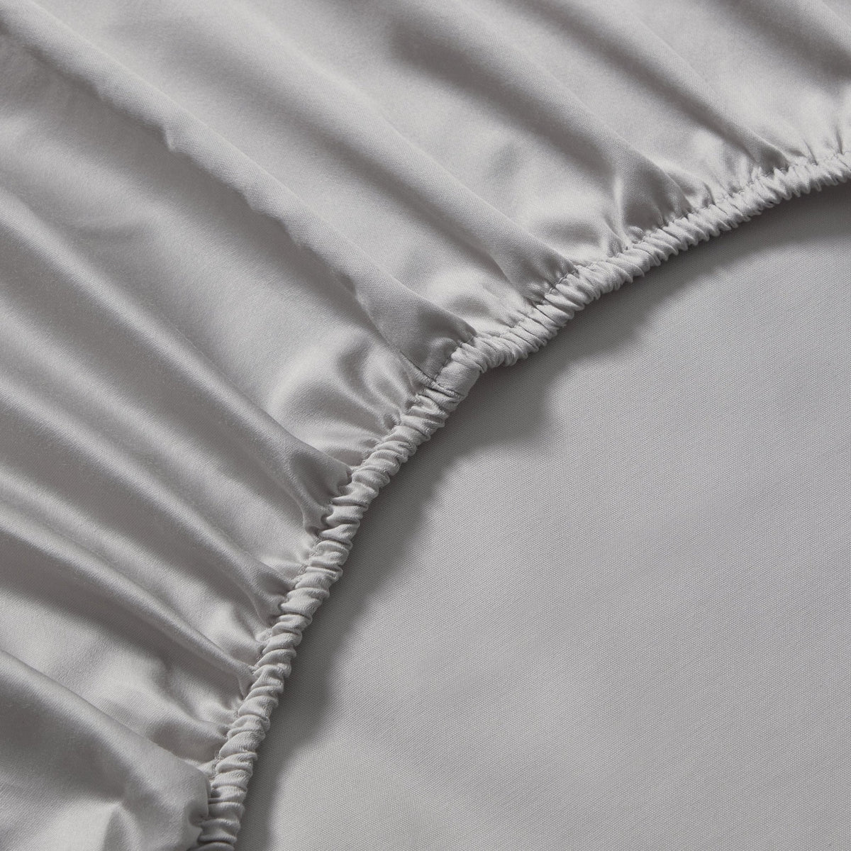 Dusklia - Regent 100% Cotton Fitted Sheet 400 Thread Count - Grey