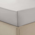 Dusklia - Regent 100% Cotton Fitted Sheet 400 Thread Count - Grey
