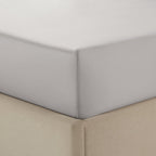 Dusklia - Regent 100% Cotton Fitted Sheet 400 Thread Count - Grey