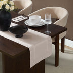 Dusklia - Regent 100% Cotton Table Runner 400 Thread Count - Champagne