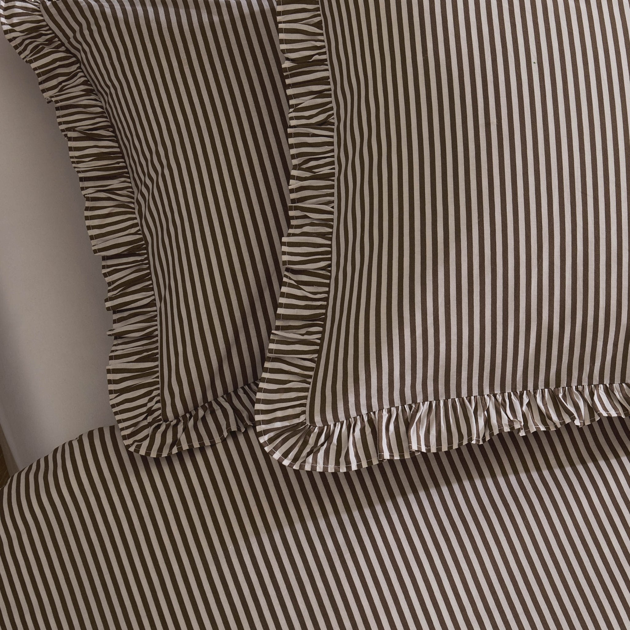 Dusklia - Remy 100% Cotton Duvet Covet & Pilllowcase Set - Mocha