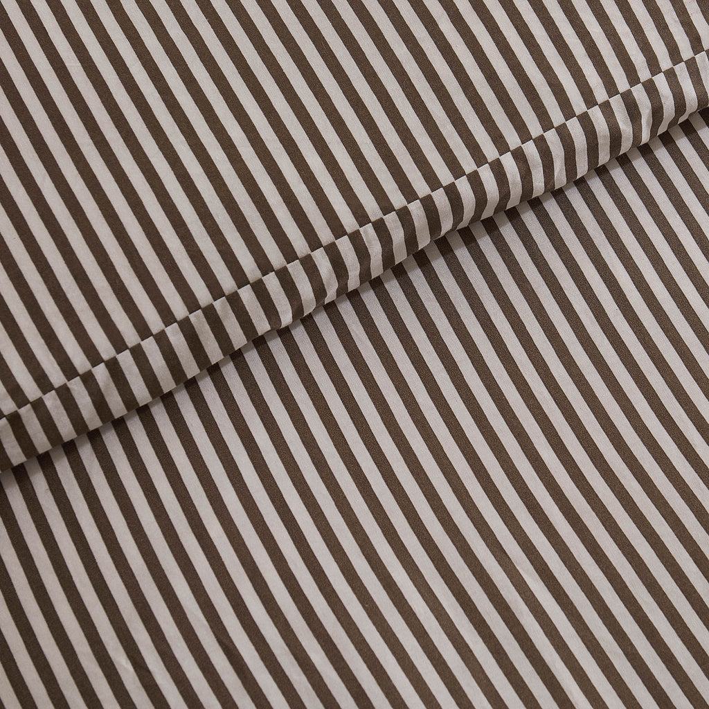 Dusklia - Remy 100% Cotton Duvet Covet & Pilllowcase Set - Mocha