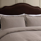 Dusklia - Remy 100% Cotton Duvet Covet & Pilllowcase Set - Mocha