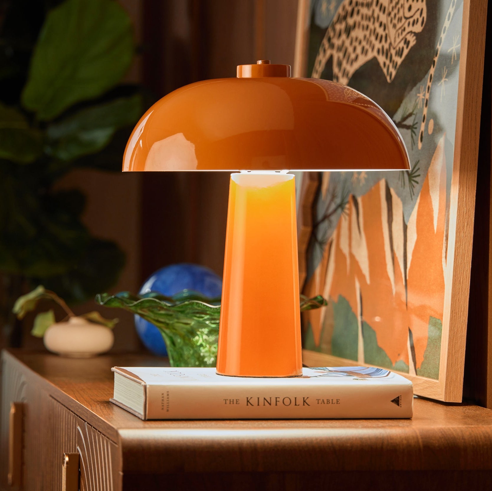 Dusklia - Retro Table Lamp - Orange