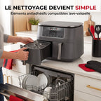 Air Fryer REVO Synora 7.6 – Double Zone 7,6 L – 6 Modes – Cuisson Synchronisée