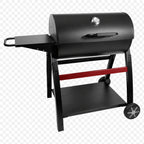 Barbecue au charbon de bois avec Grill & Plancha en fonte émaillée REVO Torino 70