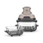 Air Fryer REVO Nomad 38 – Friteuse sans Huile Portable 4-en-1 – 1 700 W – Récipients en Verre 3,8 L & 1,4 L