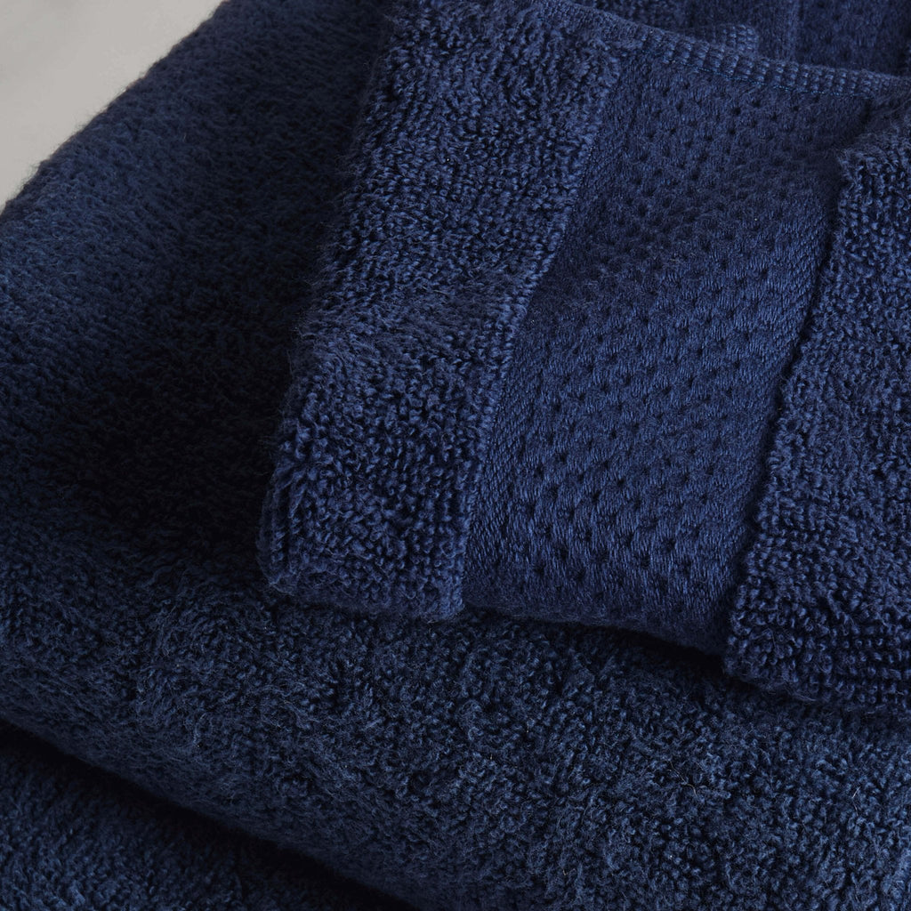 Dusklia - Rhodes Cotton Towel Collection - Dark Royal Blue