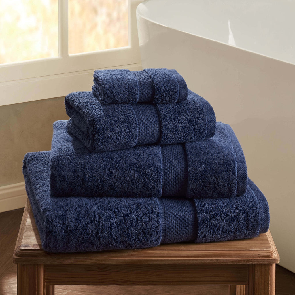 Dusklia - Rhodes Cotton Towel Collection - Dark Royal Blue
