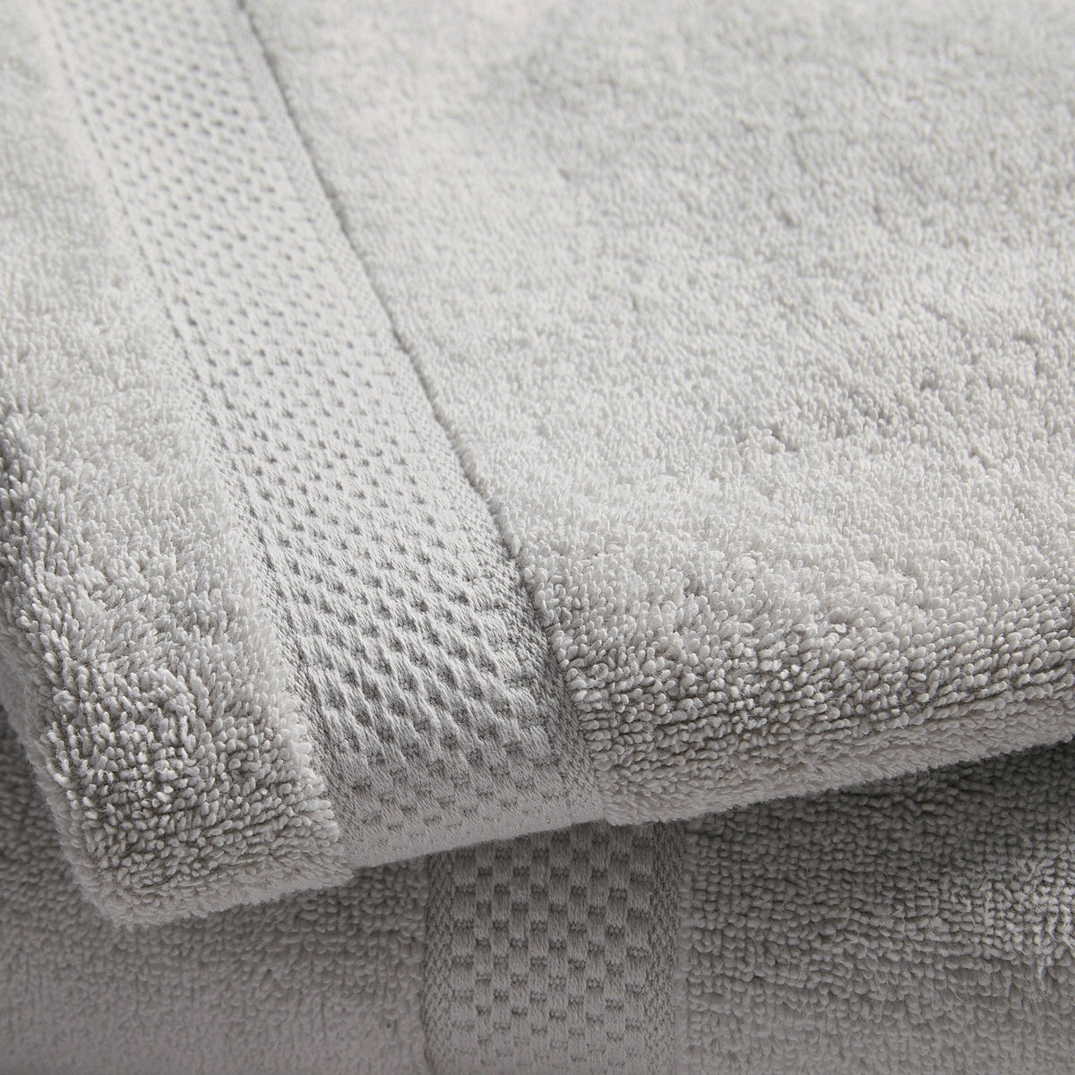 Dusklia - Rhodes Cotton Towel Collection - Dove Grey