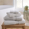 Dusklia - Rhodes Cotton Towel Collection - Dove Grey