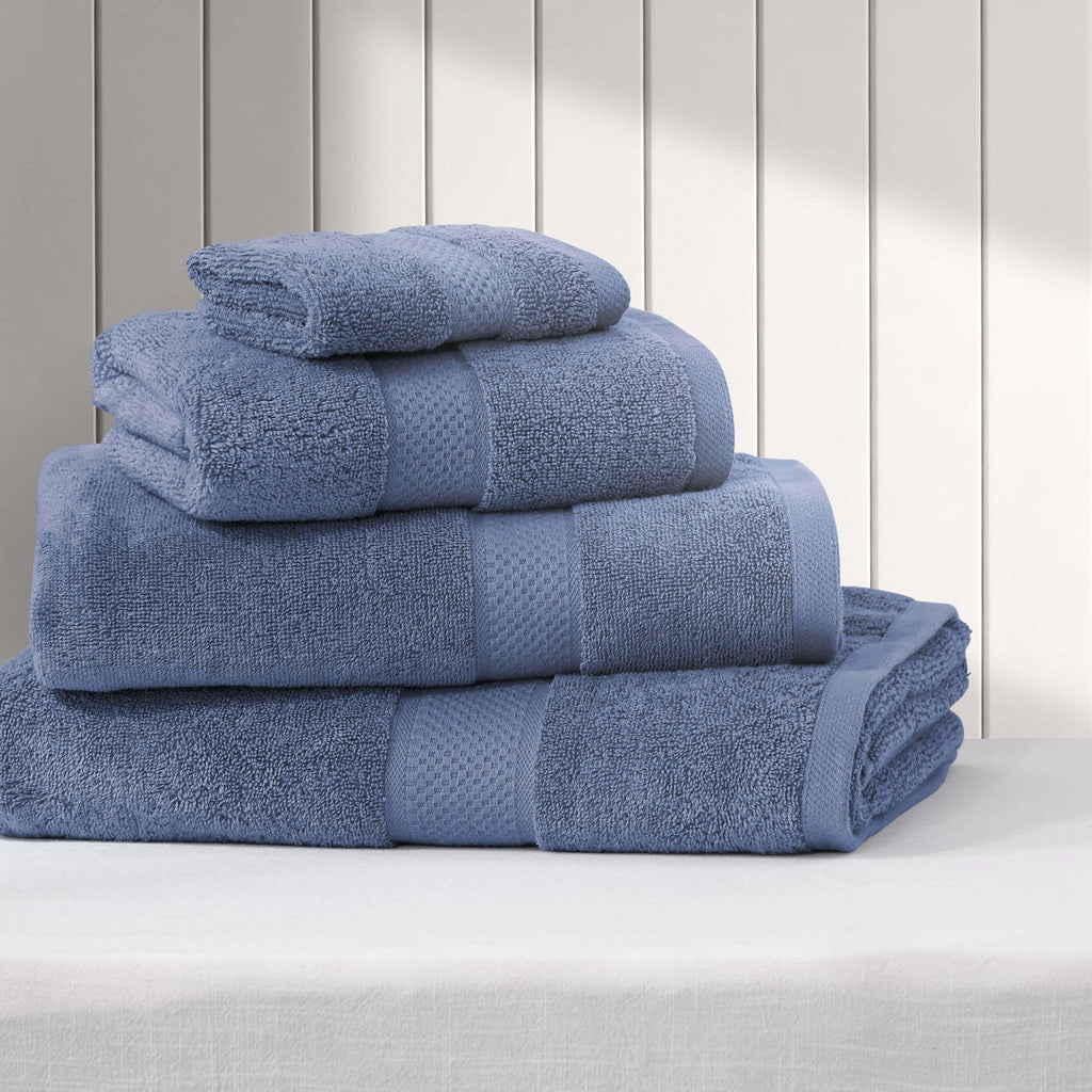 Dusklia - Rhodes Cotton Towel Collection - French Blue
