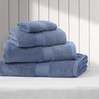Dusklia - Rhodes Cotton Towel Collection - French Blue