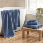 Dusklia - Rhodes Cotton Towel Collection - French Blue