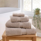 Dusklia - Rhodes Cotton Towel Collection - Natural