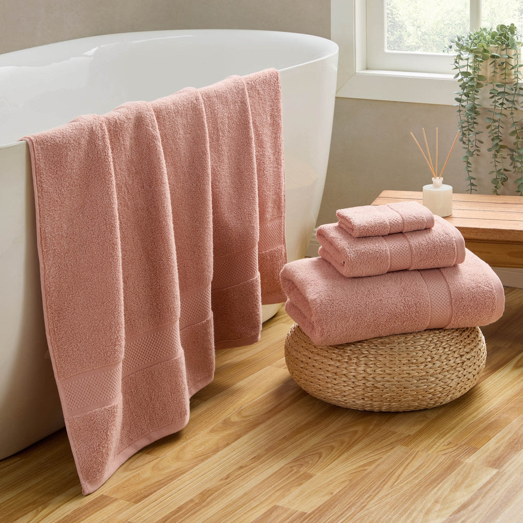 Dusklia - Rhodes Cotton Towel Collection - Pink