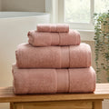 Dusklia - Rhodes Cotton Towel Collection - Pink