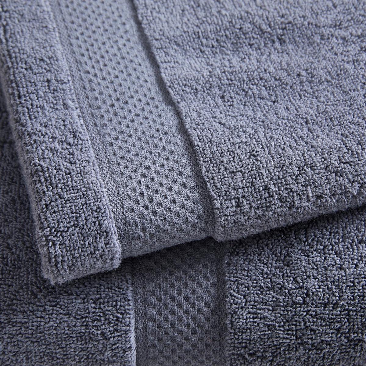 Dusklia - Rhodes Cotton Towel Collection - Slate