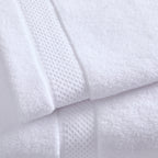 Dusklia - Rhodes Cotton Towel Collection - White