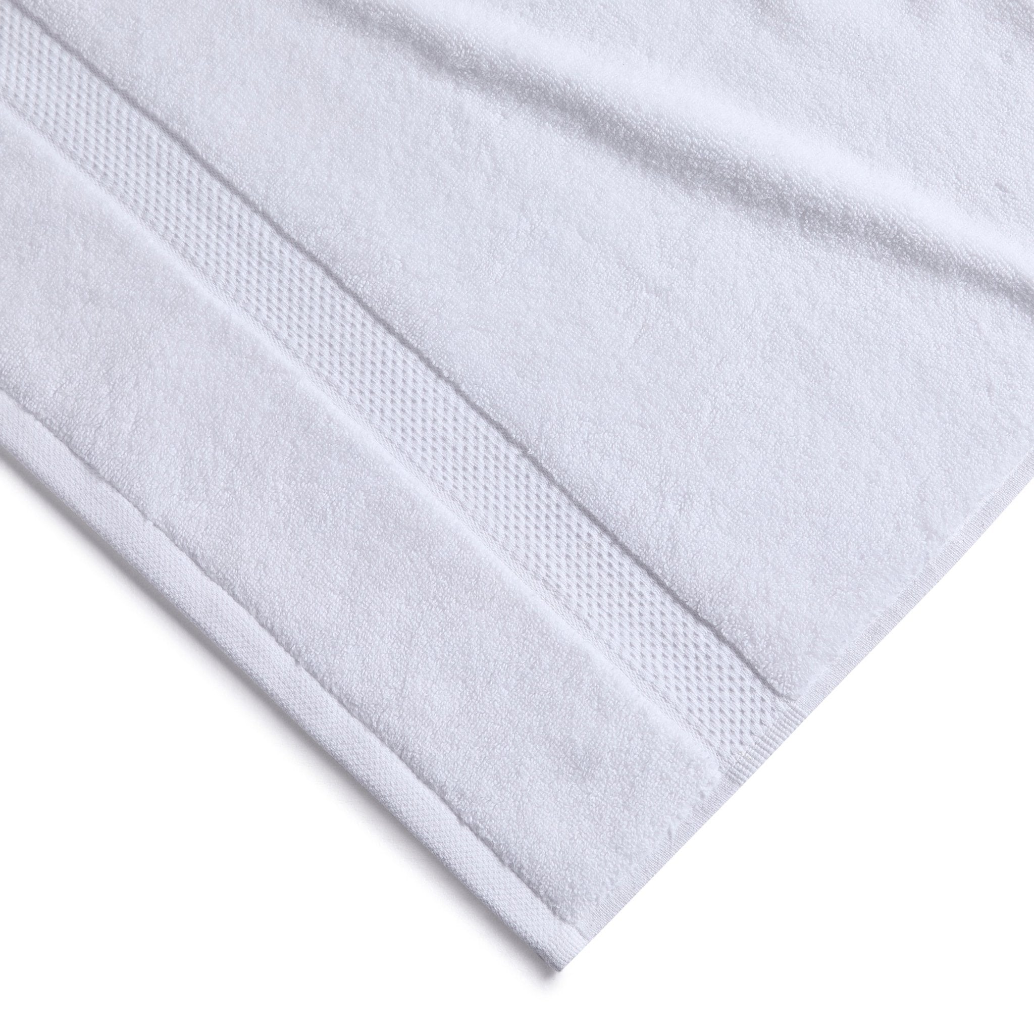 Dusklia - Rhodes Cotton Towel Collection - White