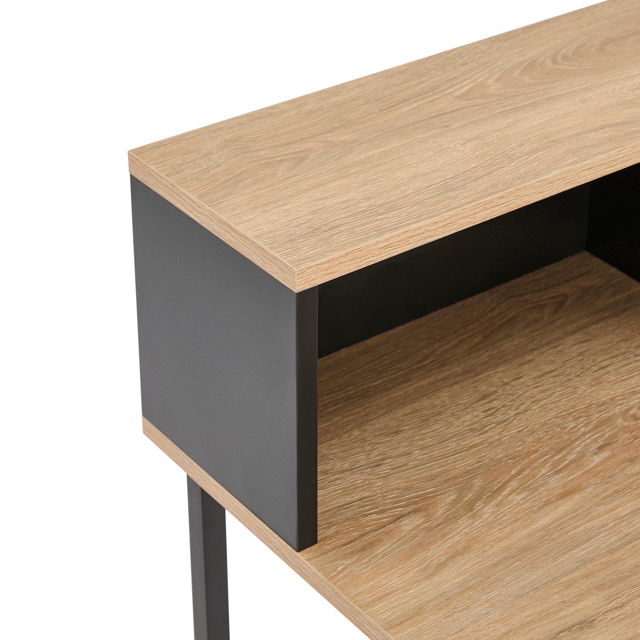 Dusklia - Riley Desk - Light Wood