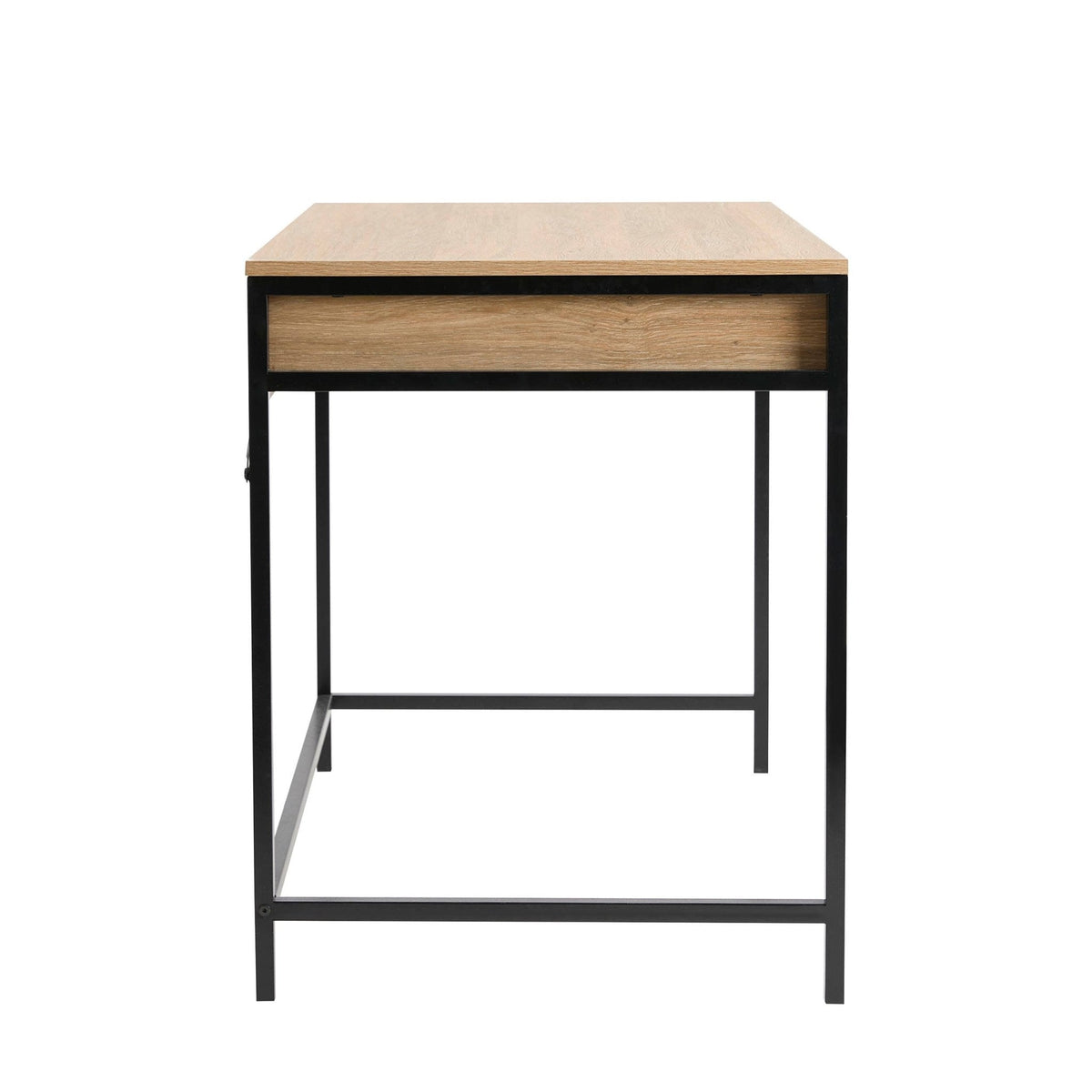 Dusklia - Riley Desk with Drawer - Light Wood