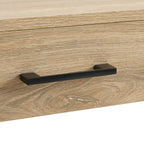 Dusklia - Riley Desk with Drawer - Light Wood