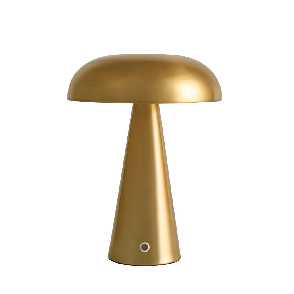 Dusklia - Riley Domed LED Rechargeable Wireless Lamp - Gold