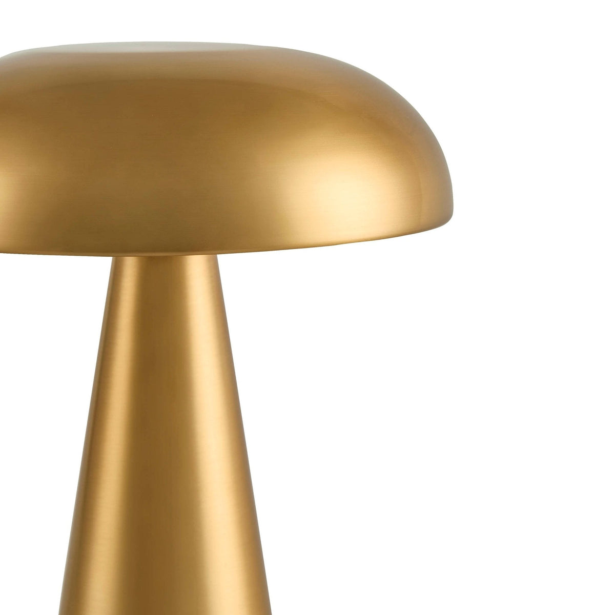 Dusklia - Riley Domed LED Rechargeable Wireless Lamp - Gold