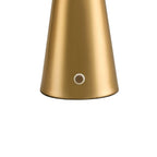 Dusklia - Riley Domed LED Rechargeable Wireless Lamp - Gold