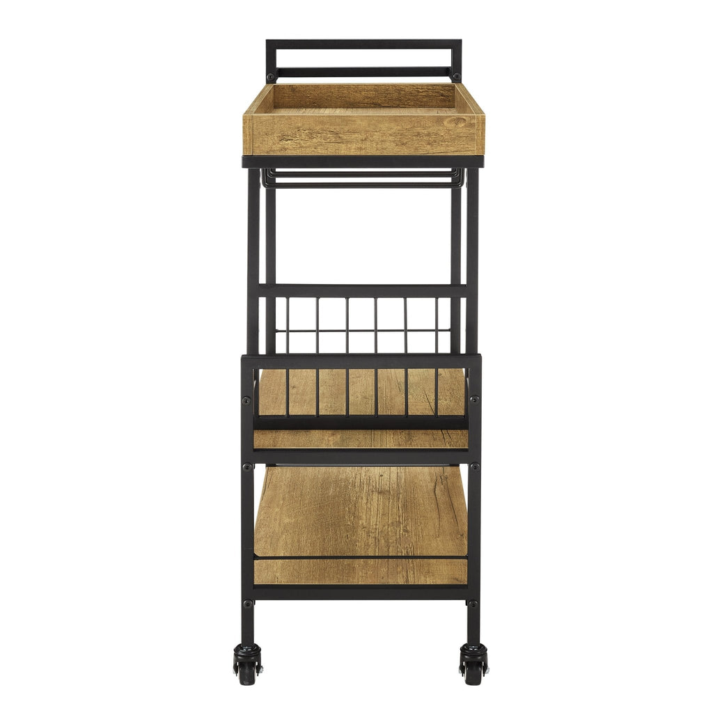 Dusklia - Riley Drinks Cart - Mango Wood