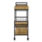 Dusklia - Riley Drinks Cart - Mango Wood