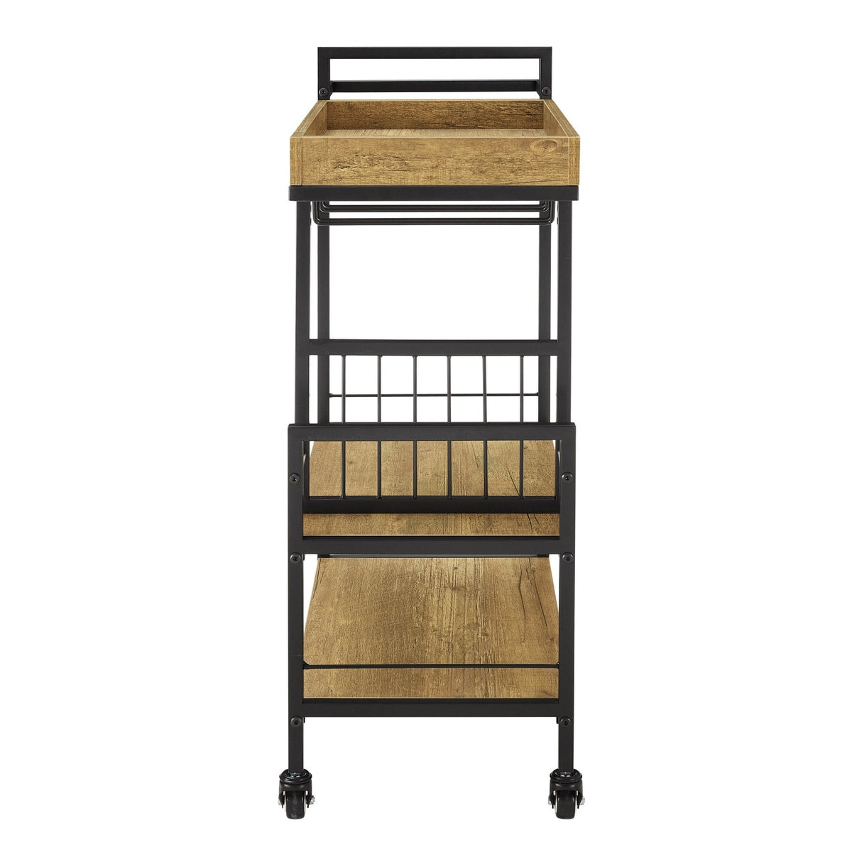 Dusklia - Riley Drinks Cart - Mango Wood
