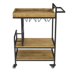 Dusklia - Riley Drinks Cart - Mango Wood