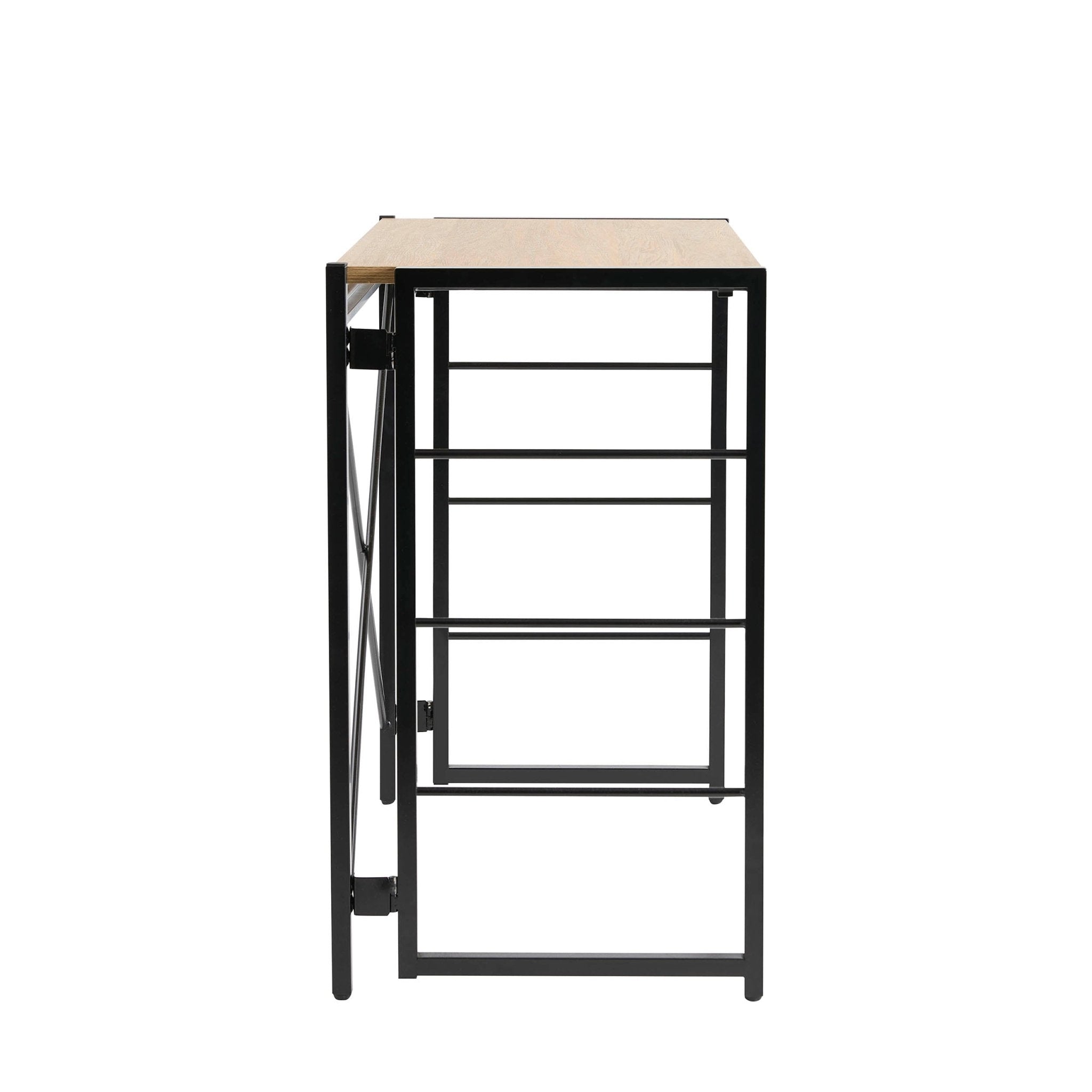 Dusklia - Riley Foldaway Desk - Light Wood
