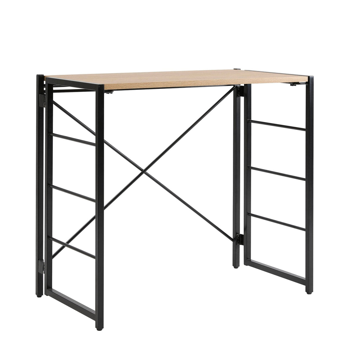 Dusklia - Riley Foldaway Desk - Light Wood
