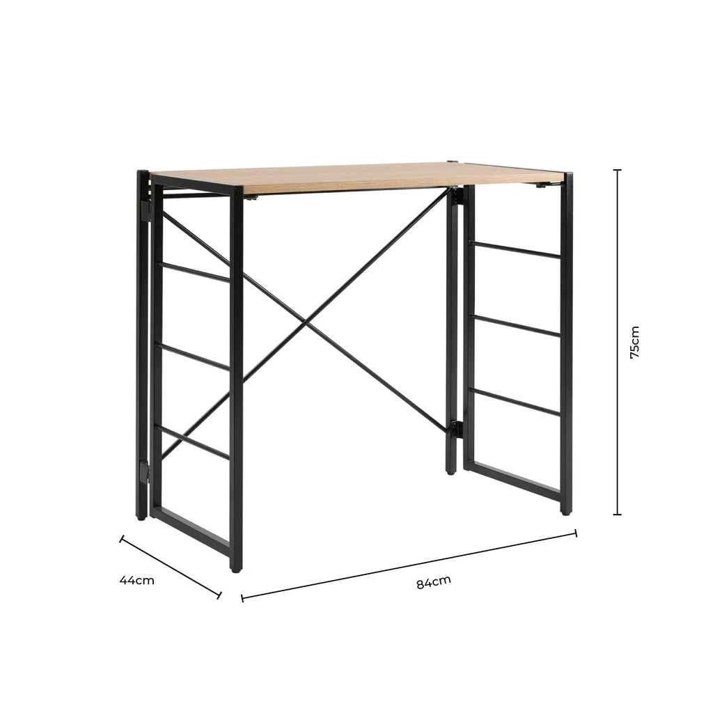 Dusklia - Riley Foldaway Desk - Mango Wood