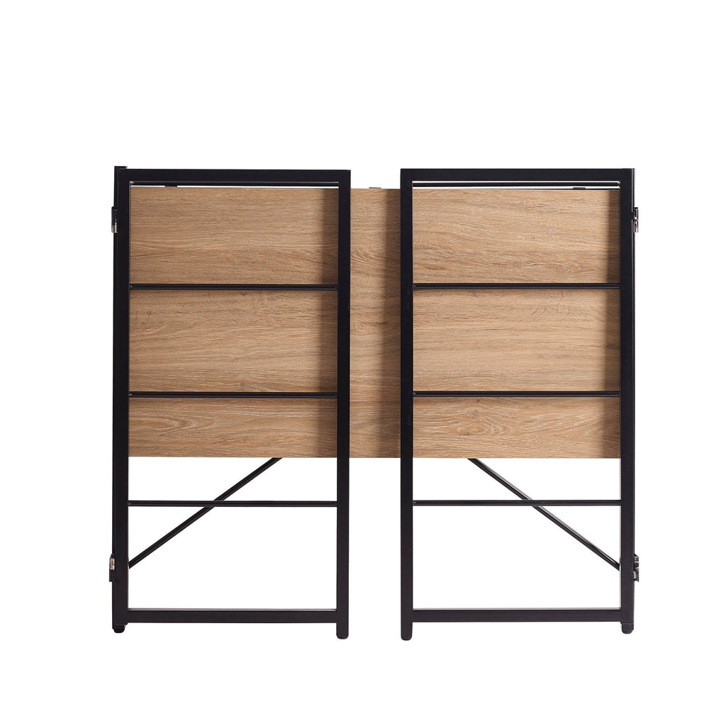 Dusklia - Riley Foldaway Desk - Light Wood