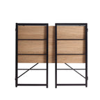 Dusklia - Riley Foldaway Desk - Light Wood