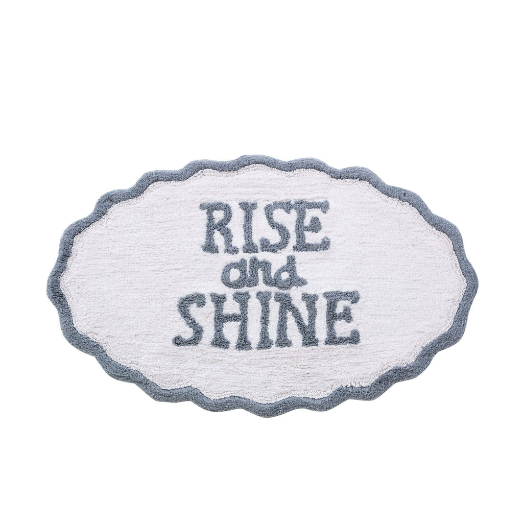 Dusklia - Rise and Shine Bath Mat  - French Blue