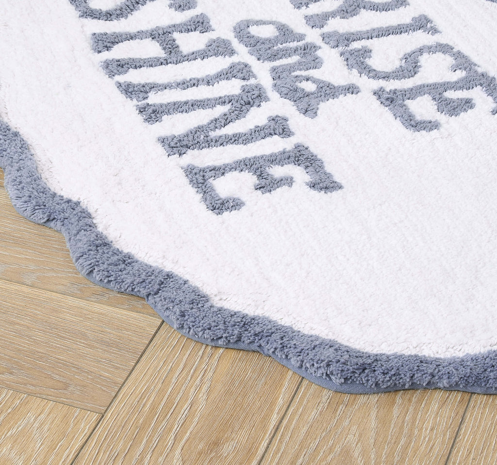 Dusklia - Rise and Shine Bath Mat  - French Blue