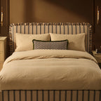 Dusklia - Riva Ottoman Storage Bed - Blue Stripe