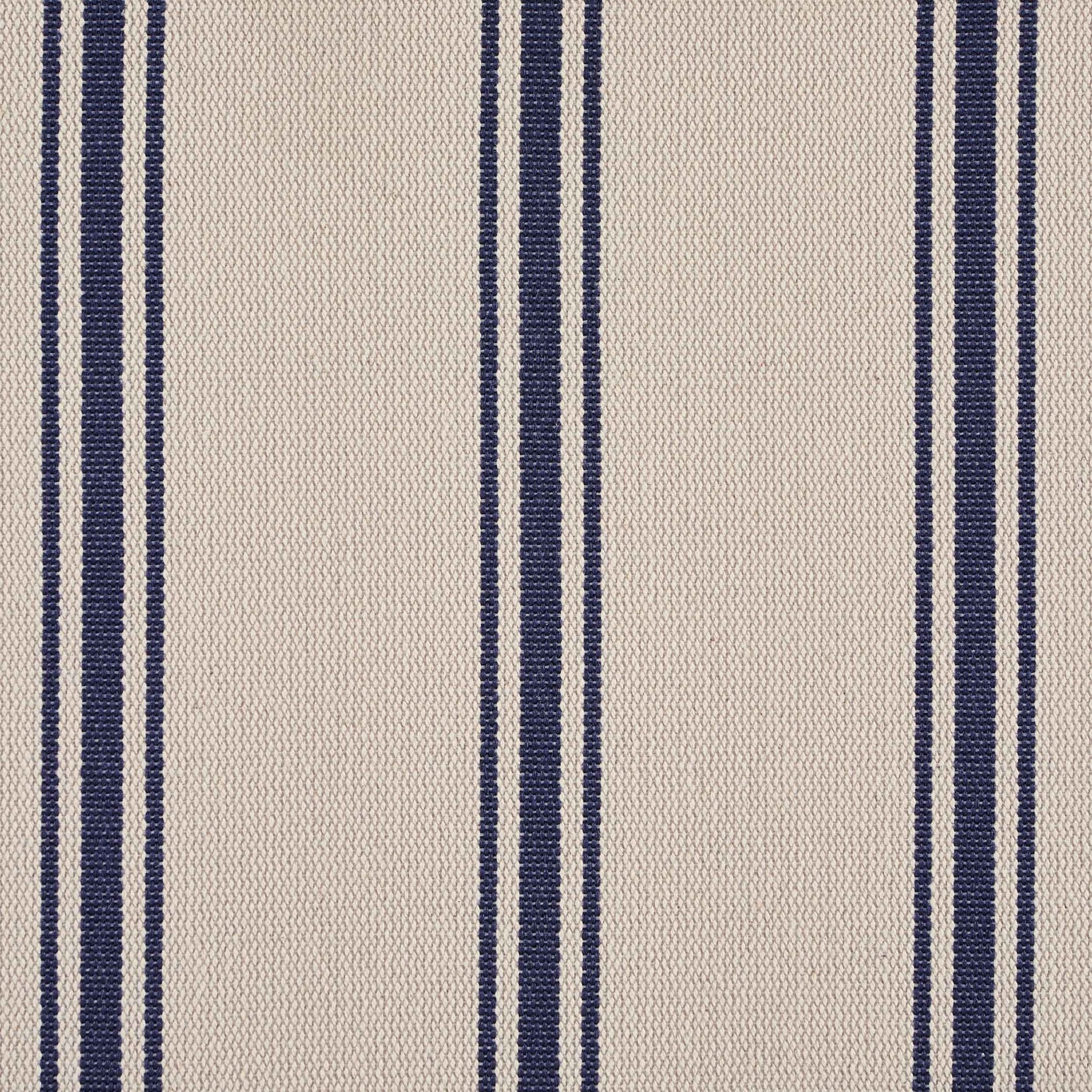 Dusklia - Riva Ottoman Storage Bed - Blue Stripe