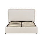 Dusklia - Riva Ottoman Storage Bed - Chenille Ivory