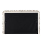 Dusklia - Riva Ottoman Storage Bed - Chenille Ivory