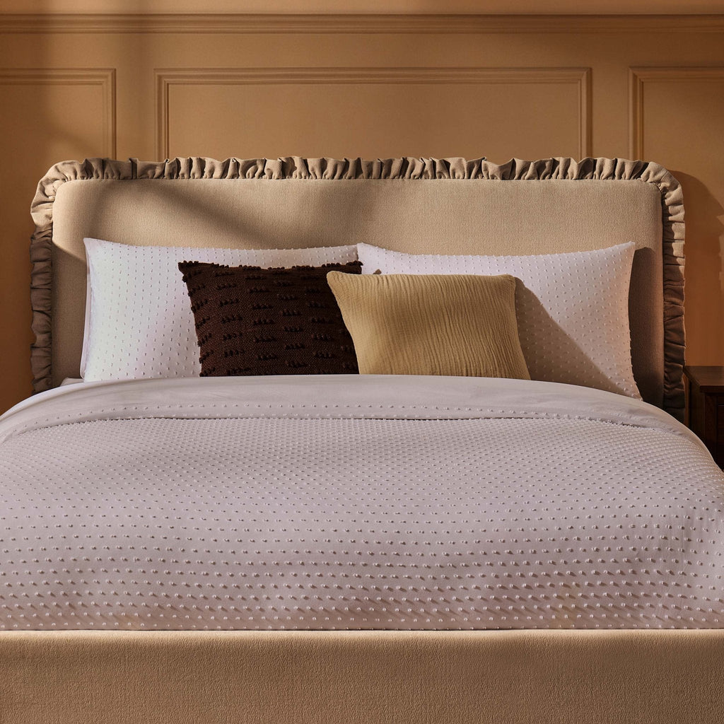 Dusklia - Riva Ottoman Storage Bed - Chenille Ivory